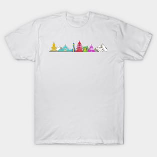 Nepal buildings T-Shirt